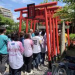 八橋神社で開催の福岡ソフトバンクホークス優勝祈願祭です