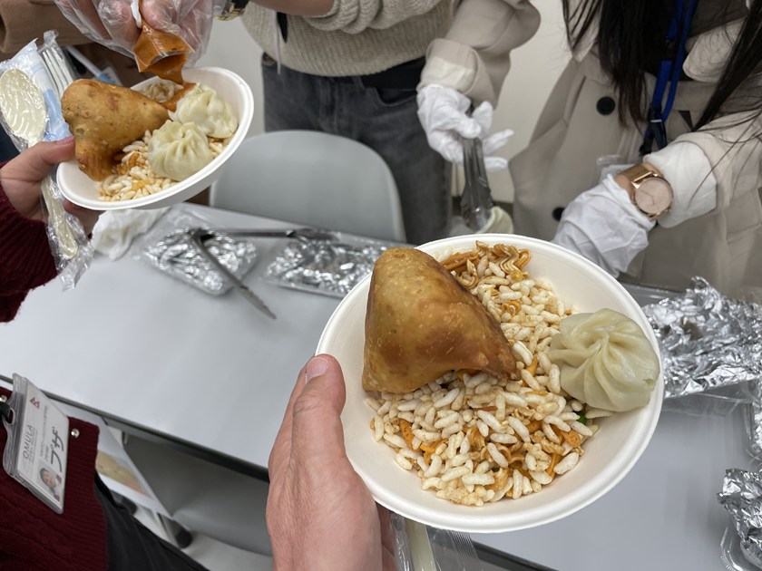 当仁校区地域住民と外国人交流事業 食文化交流