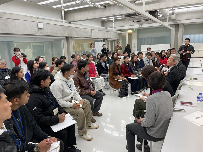 当仁校区地域住民と外国人交流事業 福岡市中央区長との対談