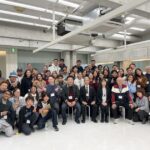 当仁校区地域住民と外国人交流事業　留学生、地域住民みなさんでの記念撮影